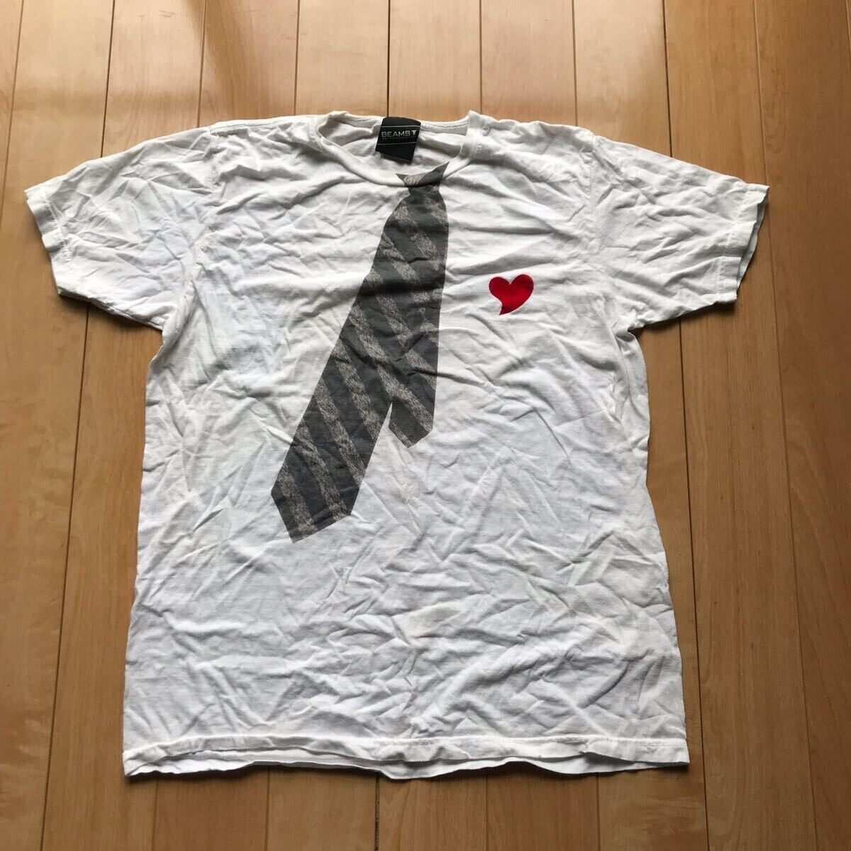 ビームスT デザインTシャツ 179-1-320 ホワイト L拍卖