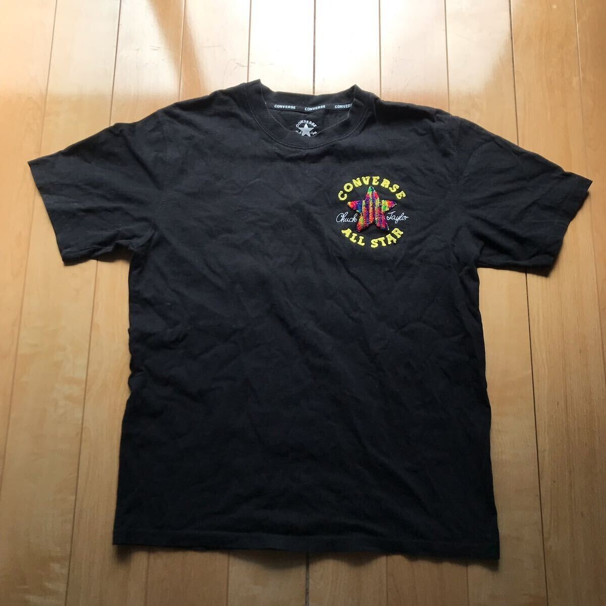 コンバース クルーネックTシャツ 178-1-90 メンズ L ブラック拍卖