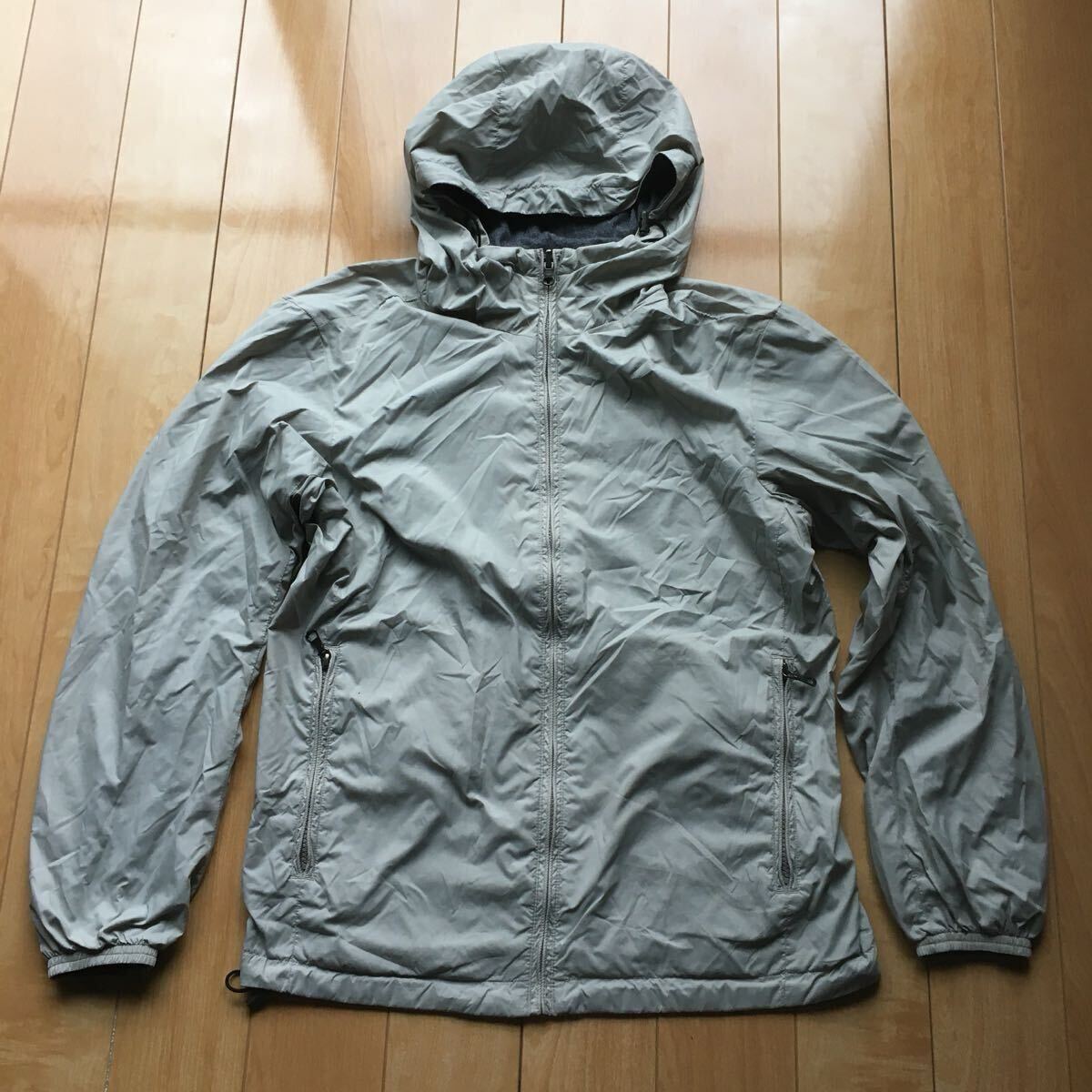 ユニクロ リバーシブルパーカ 201-1-40 メンズ S ナイロン100%拍卖