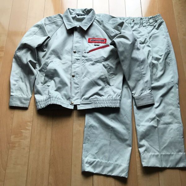 ブリヂストン ワークウェア 上下セット 025-6-306 メンズ M グレー拍卖