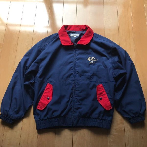 ブリヂストン× ゴルフ日本シリーズJTカップ スイングトップ 170-1-37 メンズ M ネイビー レッド ゴルフ拍卖