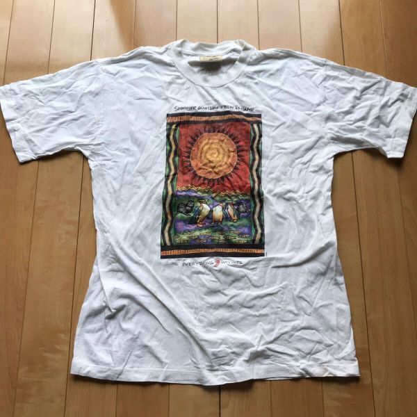 90年代 everything matters アートシャツ 169-1-384 メンズ L ホワイト拍卖
