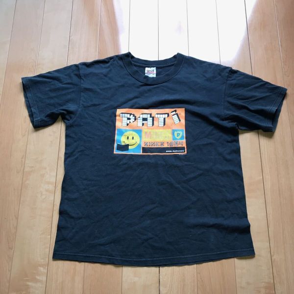 90年代 アンビル スマイリーフェイスTシャツ 537-1-350 メンズ M ブラック拍卖