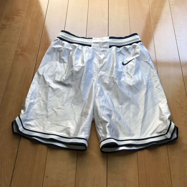 90年代 ナイキ バスケパンツ 166-1-303 ホワイト M拍卖