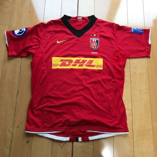 希少 ナイキ Jリーグ 浦和レッズ ユニフォーム 日本製 109-1-336 メンズ M レッド サッカー拍卖