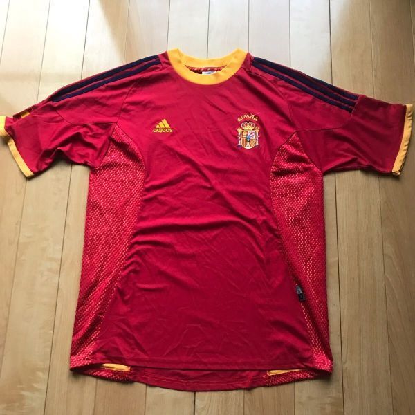 アディダス スペイン代表 ユニフォーム 114-1-357 メンズ レッド サッカー拍卖