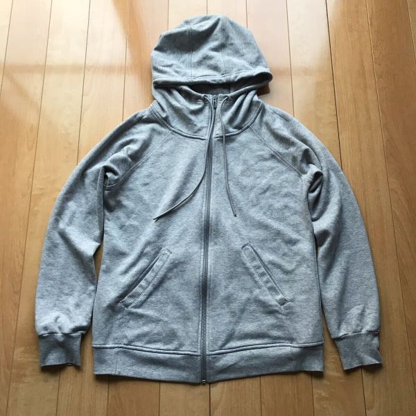 アディダス スポーツエッセンシャルズ ジップアップパーカー 165-6-69 グレー拍卖