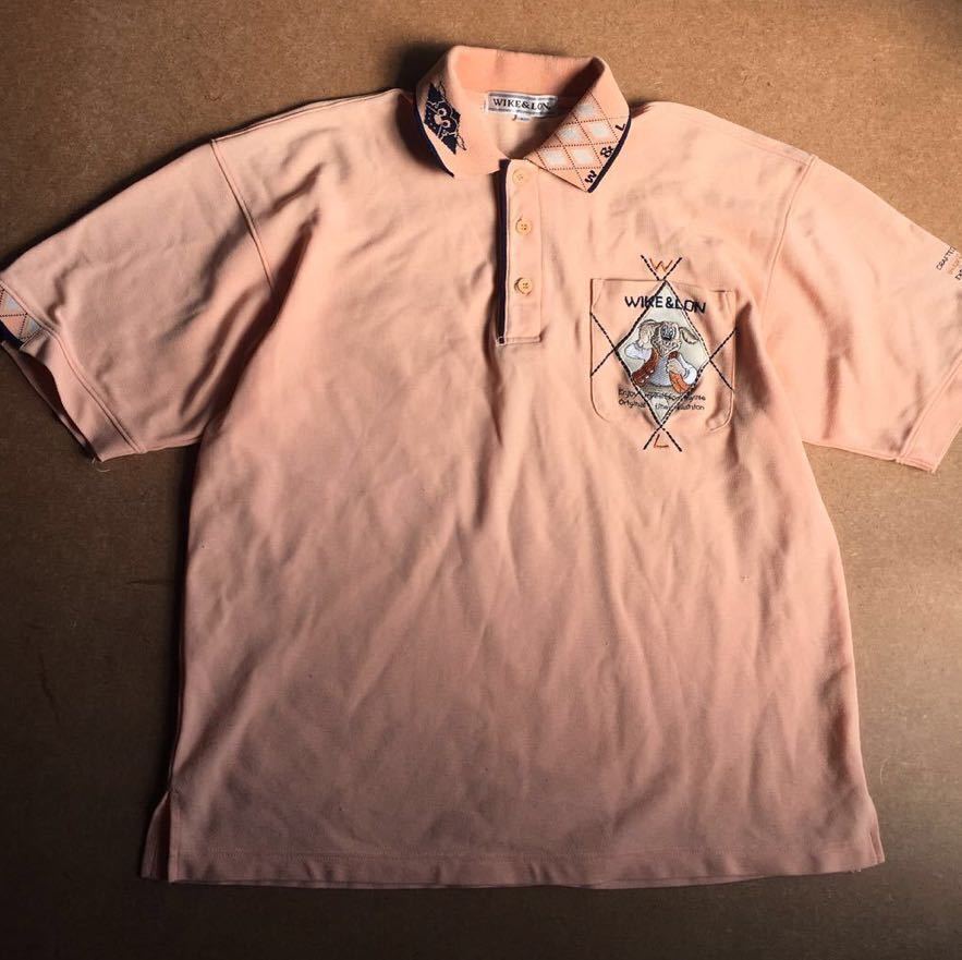 1-5 WIKE&LON ポロシャツ 半袖 アニマル刺繍 W&L 半袖ポロシャツ ワイクアンドロン拍卖