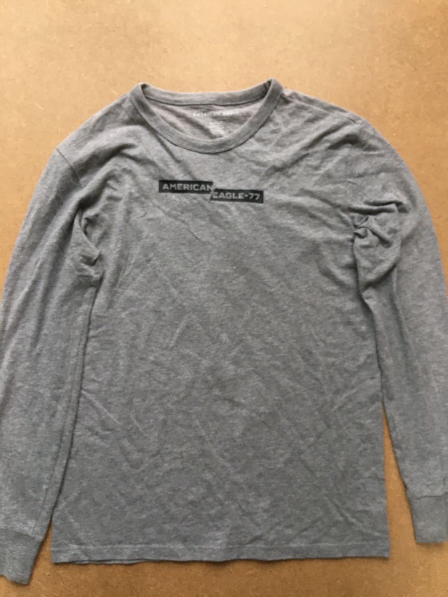 American Eagle アメリカンイーグル シャツ(長袖) 灰色 XSサイズ拍卖