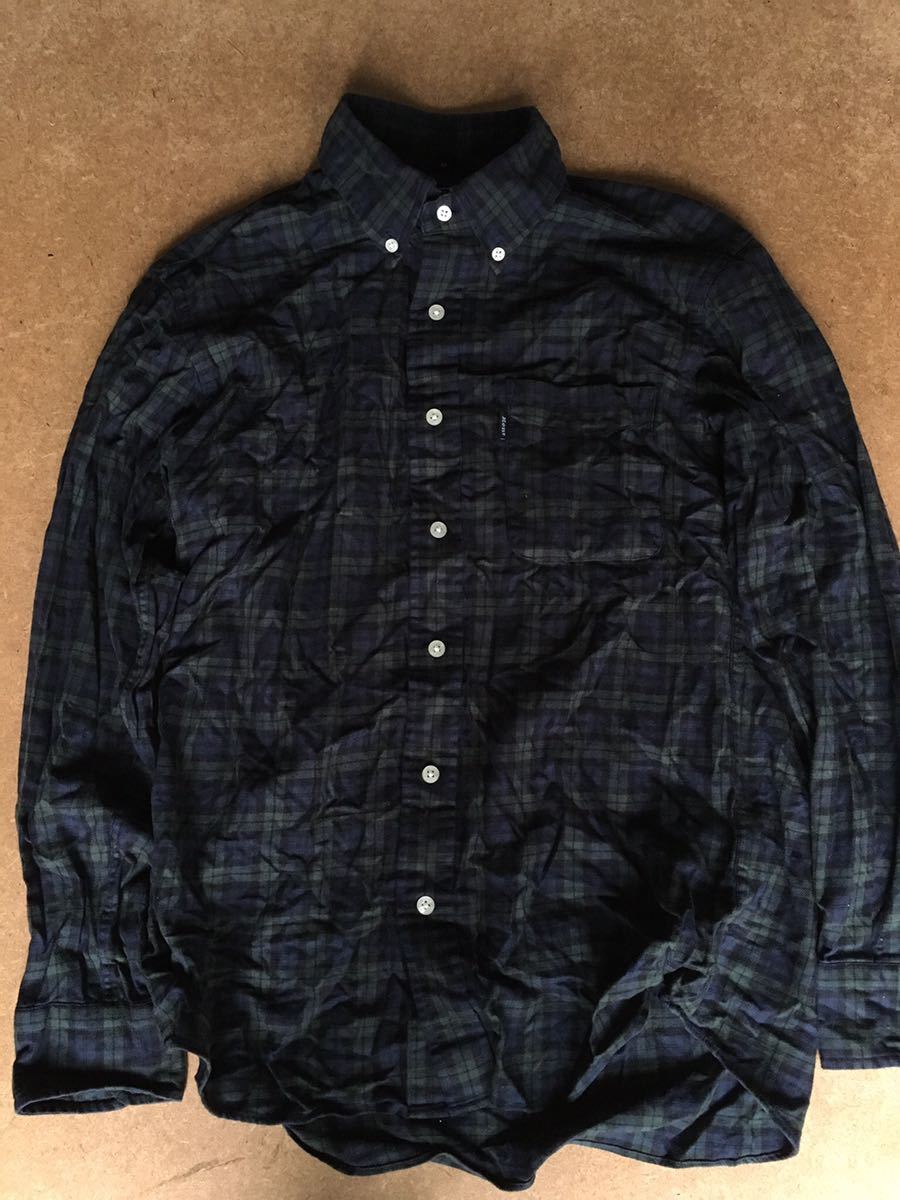 3-8 kent ミリタリータータン柄 ネルシャツ 長袖シャツ チェックシャツ ボタンダウンシャツ拍卖
