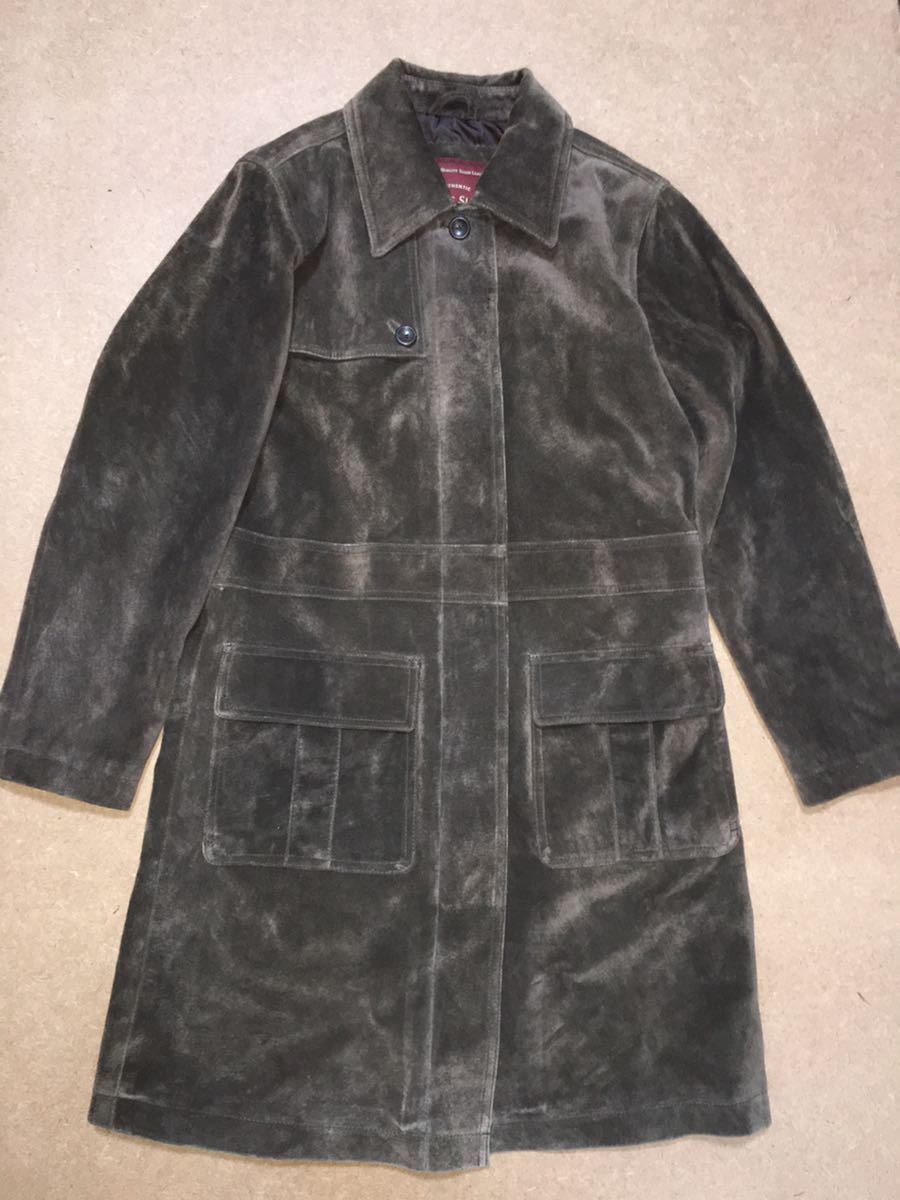 Eddie Bauer エディーバウアー 豚革 チェスターコート拍卖