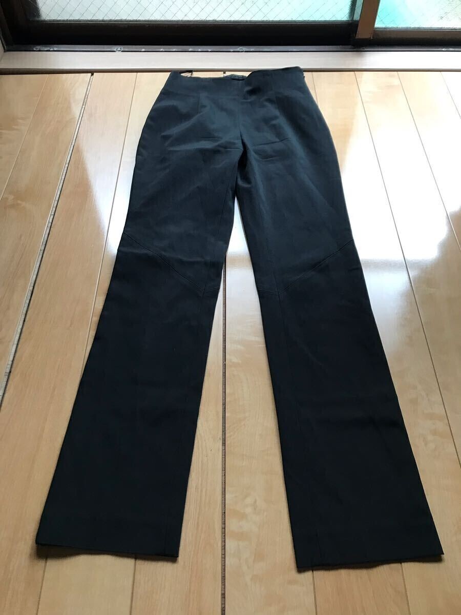 イタリー製 アンテプリマ スラックスパンツ 096-1-332 レディース 40 ブラック拍卖