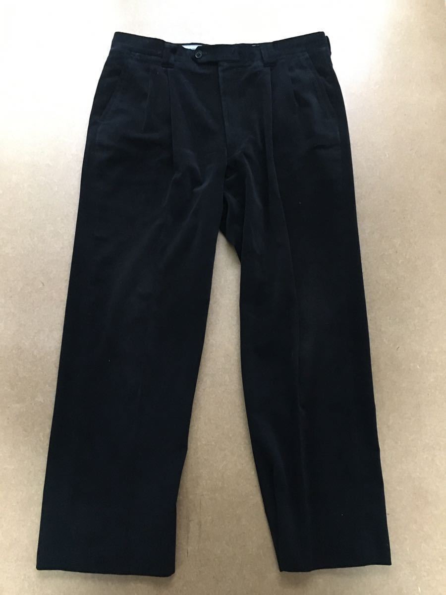 Golden Bear ゴールデンベア コーデュロイパンツ 黒 ウエスト88拍卖