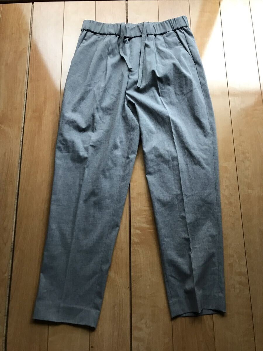 グローバルワーク×キャリーマン タックパンツ 096-1-315 メンズ M グレー拍卖