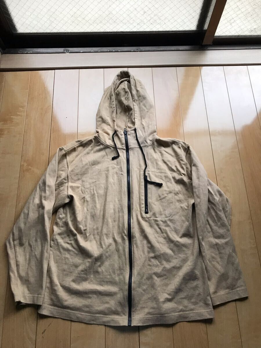 ビームス ジップアップパーカー 日本製 102-1-352 ベージュ M拍卖