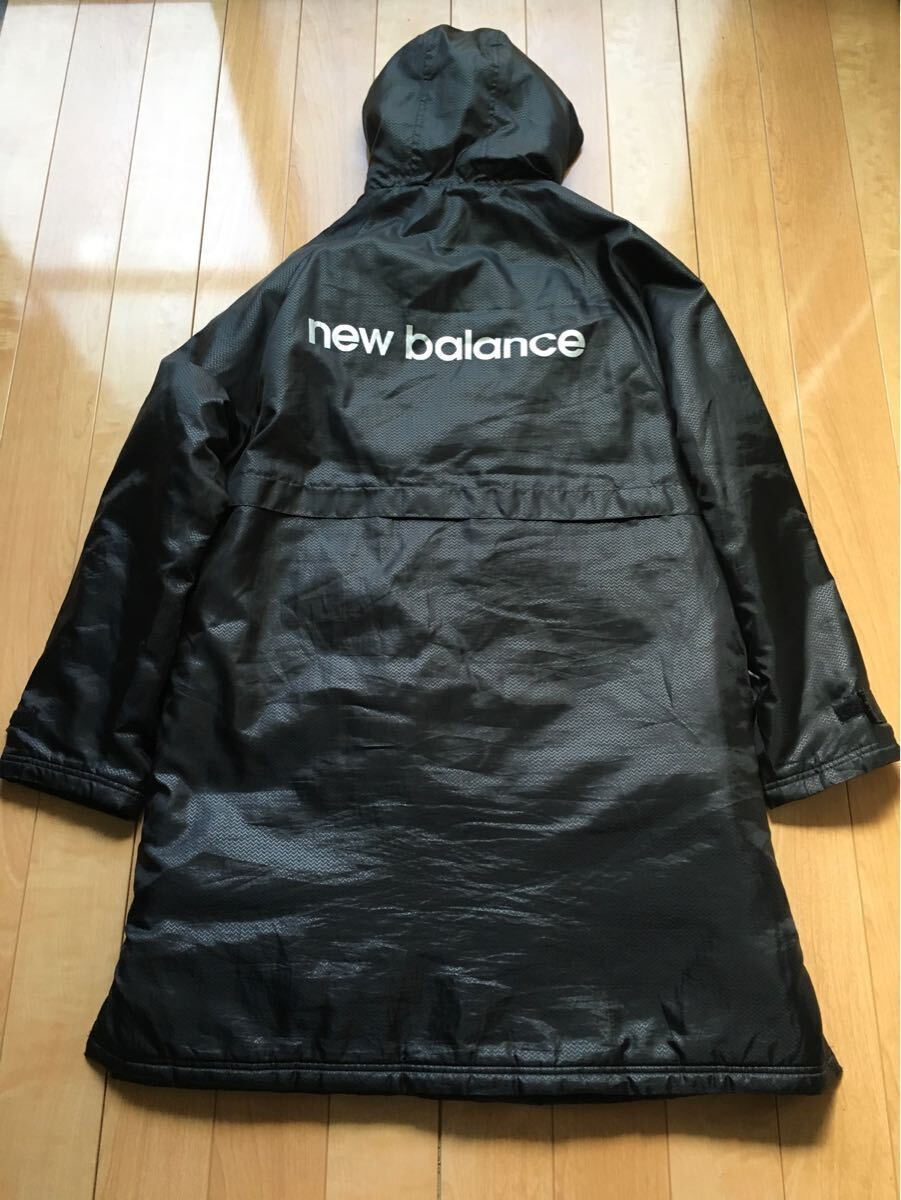 ニューバランス ベンチコート 602-6-12 メンズ L ブラック 防寒 フットサル拍卖