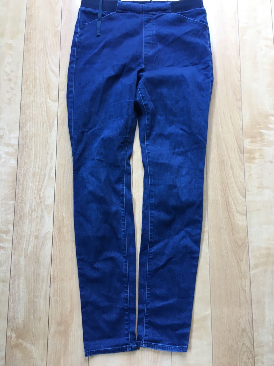ユニクロ ヒートテックハイライズレギンスパンツ 230-1-30 レディース M インディゴ拍卖