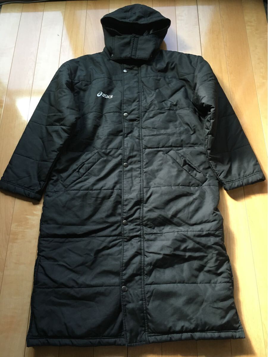 アシックス ベンチコート 593-6-2 メンズ M ブラック拍卖