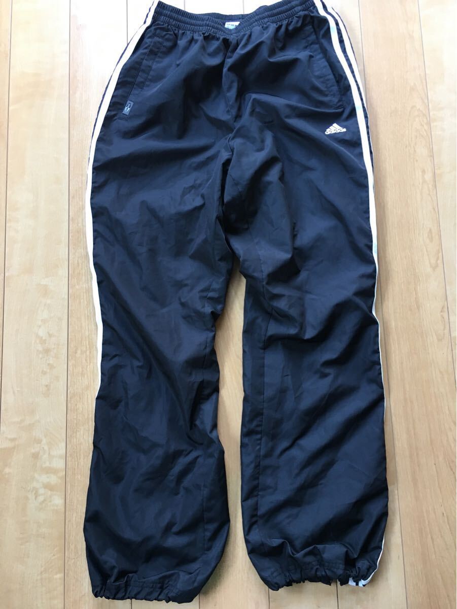 アディダス トラックパンツ 230-1-40 ブラック L ジョギング スリーストライプス拍卖