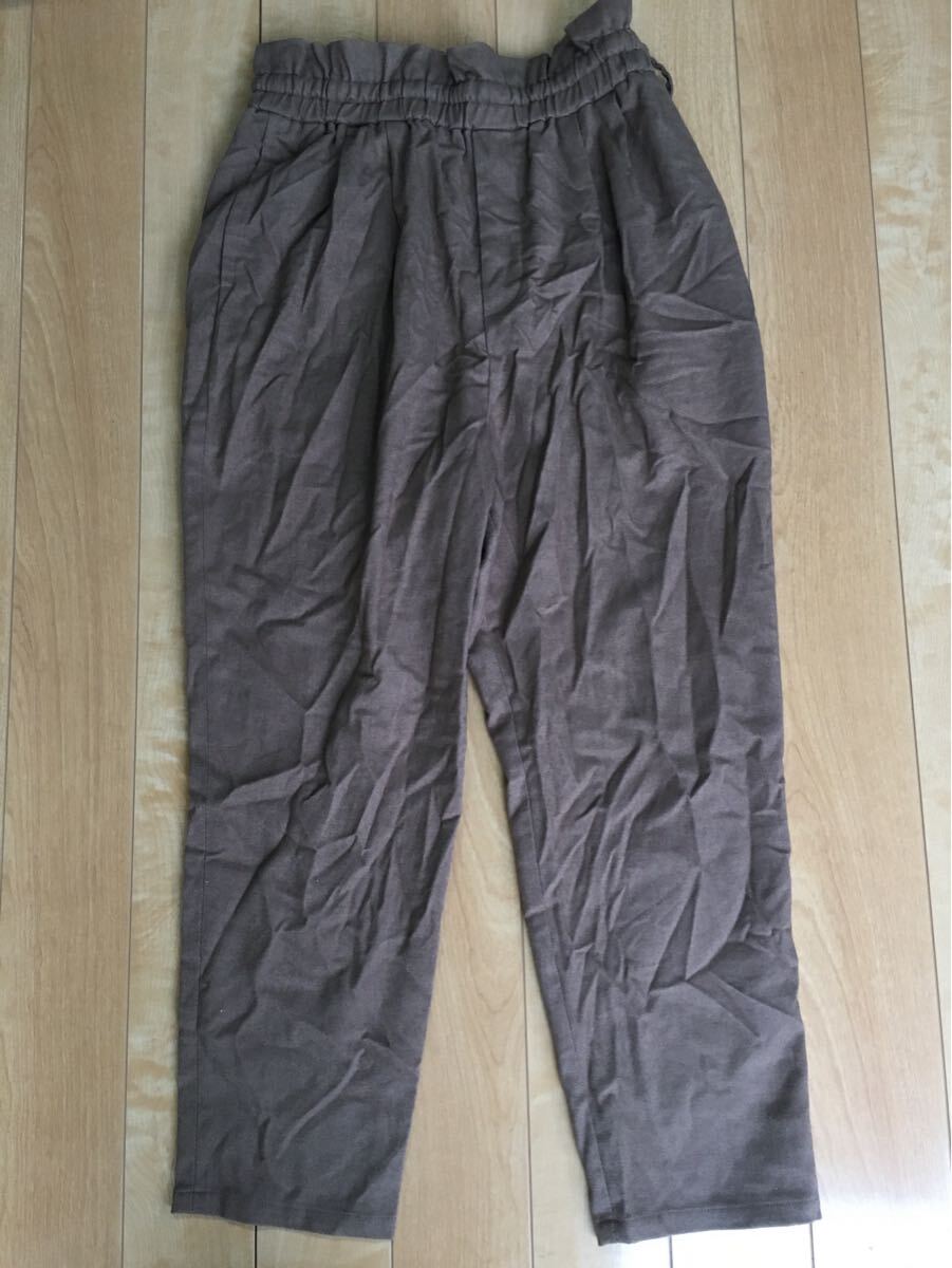 スタジオクリップ テーパードパンツ レディース L ブラウン 2811202510210042拍卖