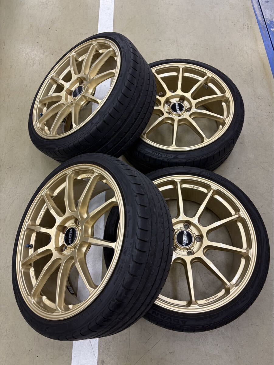 レイズ RAYS HOMURA(ホムラ) HYUGA ヒューガ HP10 8Jx19 +45 5H PCD112 ゴールド フォルクスワーゲン アウディ ベンツ BMW ドイツ拍卖