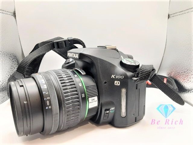 ★ペンタックス PENTAX K100D 一眼レフカメラ 1:3.5-5 18-55mm 他レンズ三脚セット 動作未確認 ジャンク 【中古】{dgs4510}拍卖