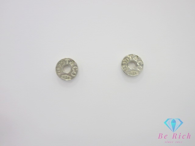 ティファニー TIFFANY & Co. 1837 サークル ピアス SV 925 スターリング シルバー ロゴ アクセサリー 【中古】【送料無料】 ba3391拍卖