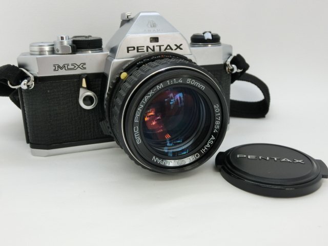 ★ ペンタックス PENTAX MX SMC M 1:1.4 50mm ZOOM 1:4 45~125mm 一眼レフ フィルム カメラ 動作未確認 ジャンク 【中古】{dgs4705}拍卖