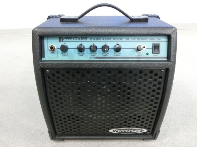 ★フェルナンデス FERNANDES BS-15 BASS AMPLIFIER BLUE SONIC ベース アンプ 通電確認済 【中古】{dgs3983}拍卖