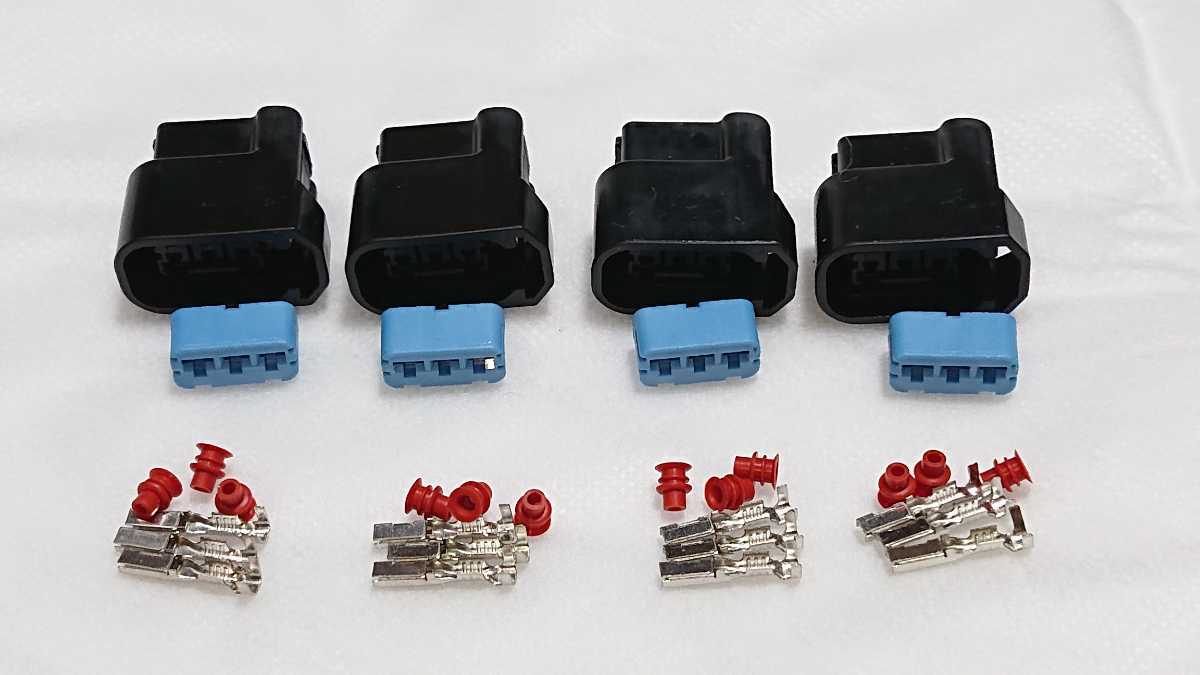 ホンダ ダイレクト イグニッションコイル カプラー 端子 セット 4個 S2000 CL7 CL9 CM2 アコード オデッセイ拍卖