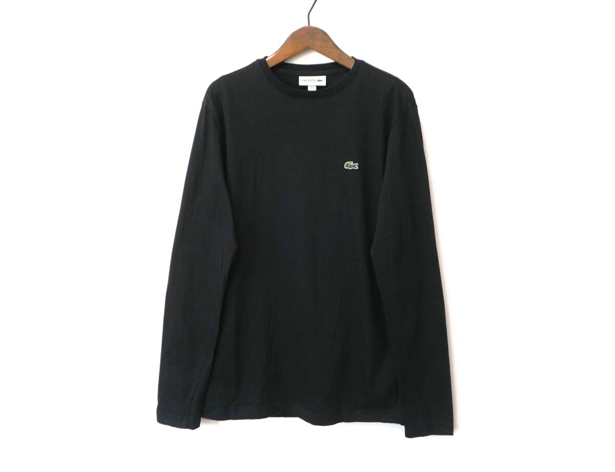 LACOSTE ベーシックで使いやすい コットンロングスリーブT 日本製 FR2、US XS拍卖