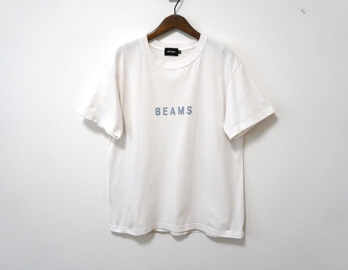 BEAMS 定番で人気の一枚 ロゴTシャツ M 11-08-0622-591 ①拍卖