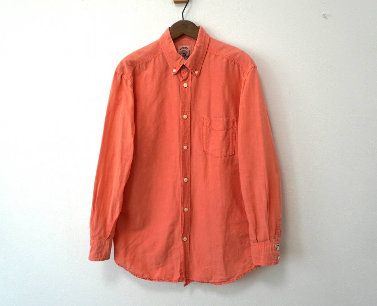 DIESEL こなれた雰囲気が◎ コットンリネンB.Dシャツ S拍卖