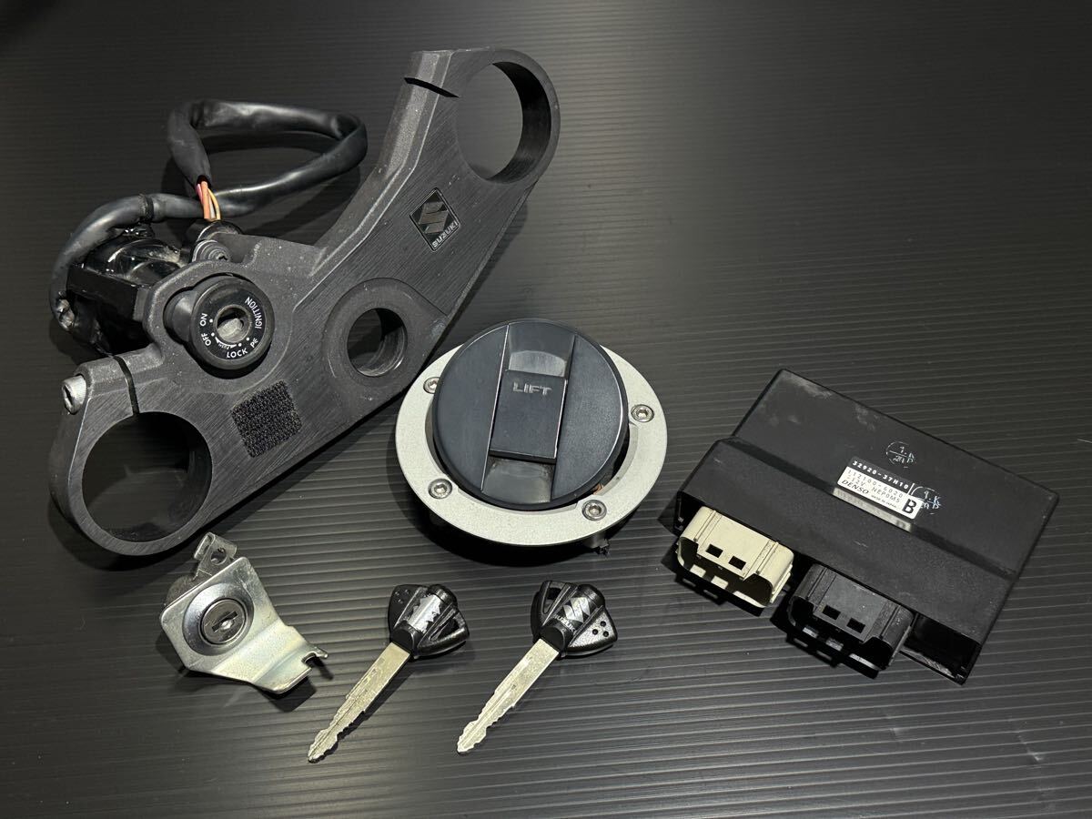 GSX-R600 純正 キーセット! ECU K8 K9 L0 2008〜 スズキ 純正 中古 バイク 部品 GSX-R750 車検 Genuine イグナイター 拍卖