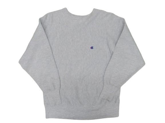 90s チャンピオン リバースウィーブ 長袖スウェット サイズL グレー USA製 プルオーバー トレーナー Champion 中古品拍卖