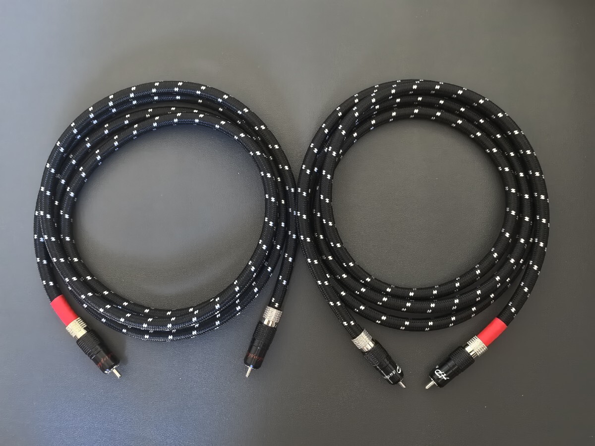 送料無料 プロ仕様 定価25800円 Cobra 8N 高級RCAケーブル 1.5Mペア オーディオ拍卖