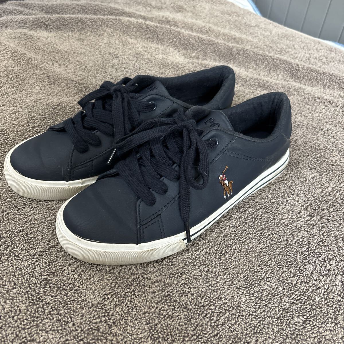 Ralph Laurenラルフローレン ネイビー スニーカー拍卖