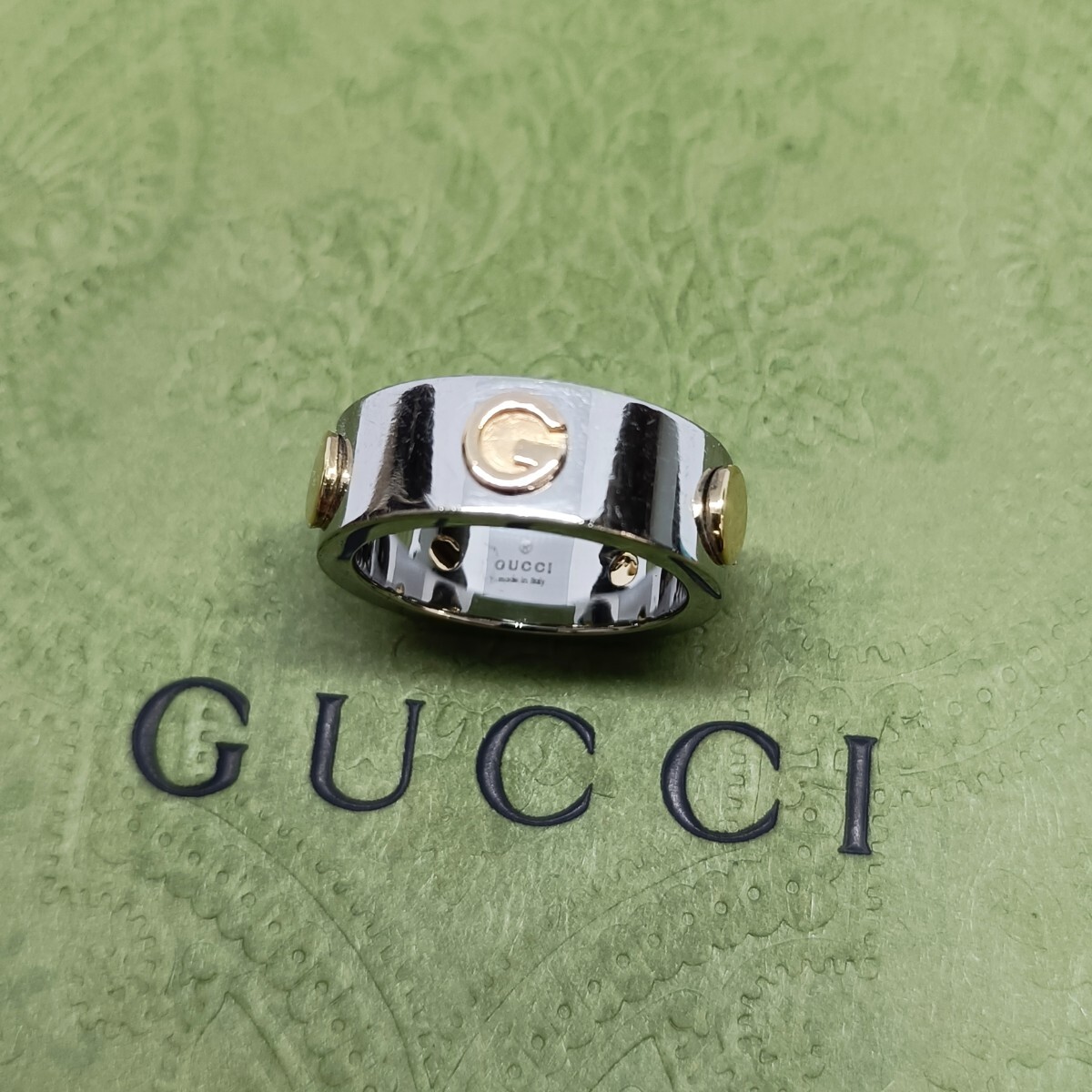 1円 GUCCI グッチ リング イノックス INOX ステンレス アクセサリー拍卖