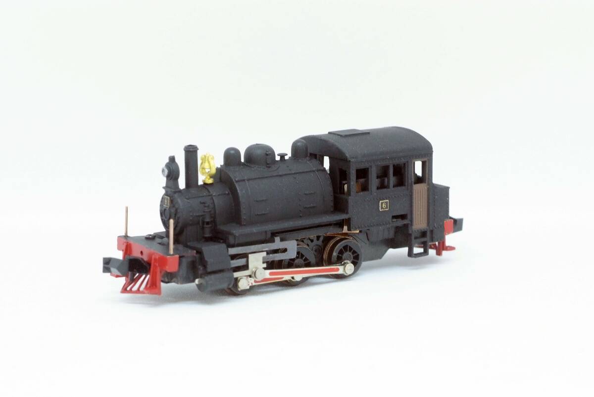6号機 カッコいい サドルタンク 排障器付 カウキャッチャー付 蒸気機関車 加工品 よく走る 小型蒸機拍卖