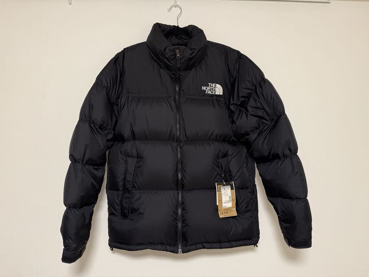 【送料無料】タグ付き THE NORTH FACE ザ・ノース・フェイス Nuptse Jacket ヌプシジャケット ダウンジャケット 黒 ND92335 XLサイズ拍卖