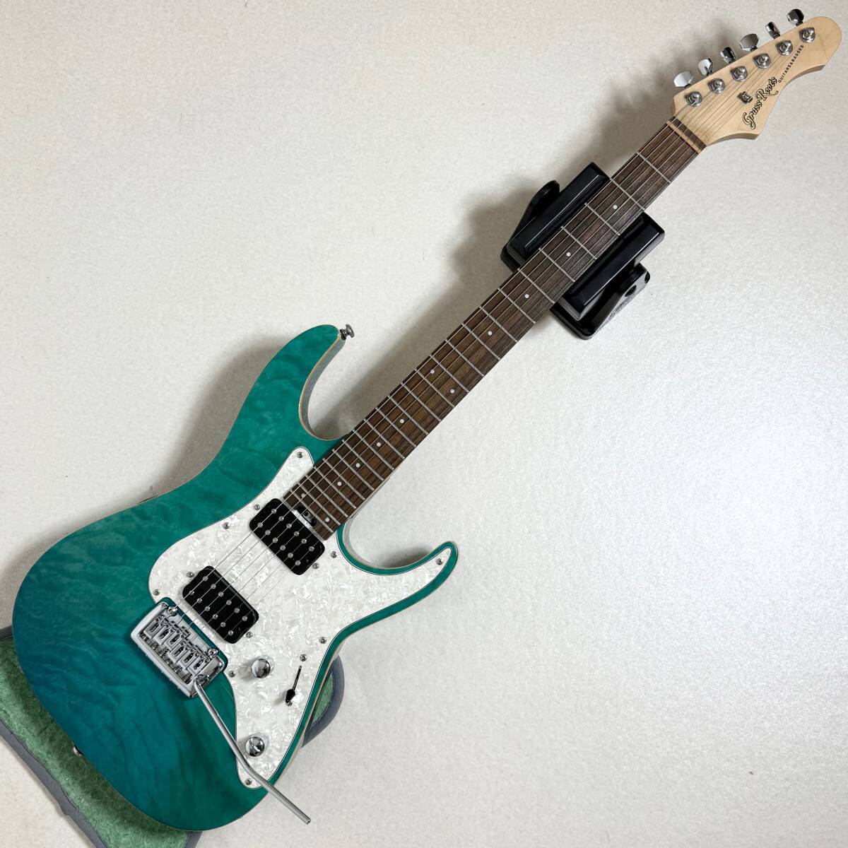 GrassRoots by ESP G-MR-55R SNAPPER スナッパー エレキギター アーム ソフトケース付 グラスルーツ拍卖