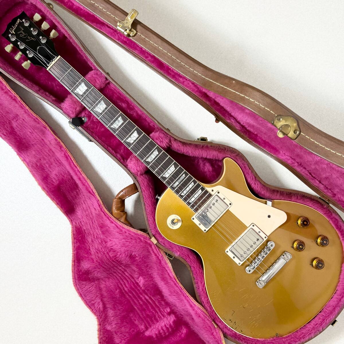 超希少 Pre-Historic Gibson Les Paul Reissue Gold Top 1988年 PAF PU USA製 ハードケース付 プレヒストリック Custom Shop拍卖