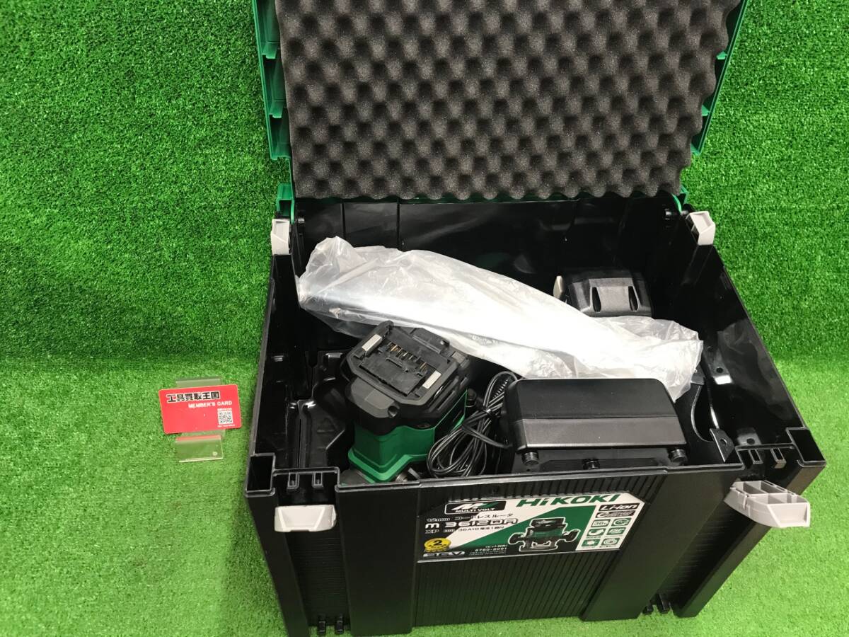 【中古品】★HiKOKI(ハイコーキ) マルチボルトコードレスルータ (マルチボルトバッテリx1/充電器/ケース) M3612DA(XP) / ITDA0H6H2ICY拍卖