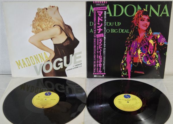 ★マドンナ MADONNA★12シングル盤2枚セット★帯付見本盤/ドイツ盤拍卖