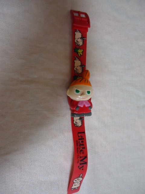即決 1990年製 ムーミン ミー 21.5センチ 腕時計型 飾り物 ジャンク拍卖