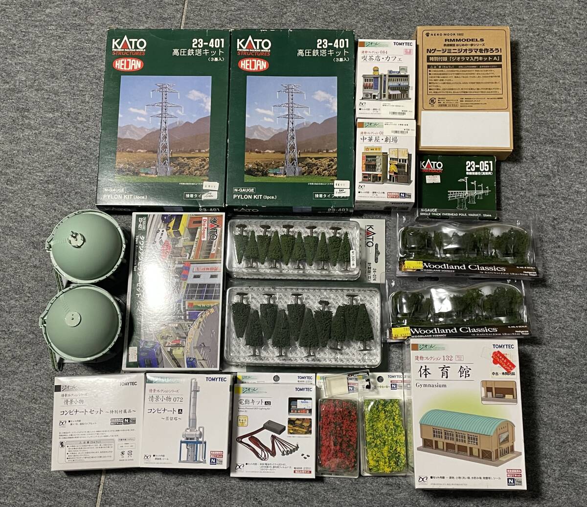 Nゲージ ストラクチャー20点 未使用(一部組立済)拍卖