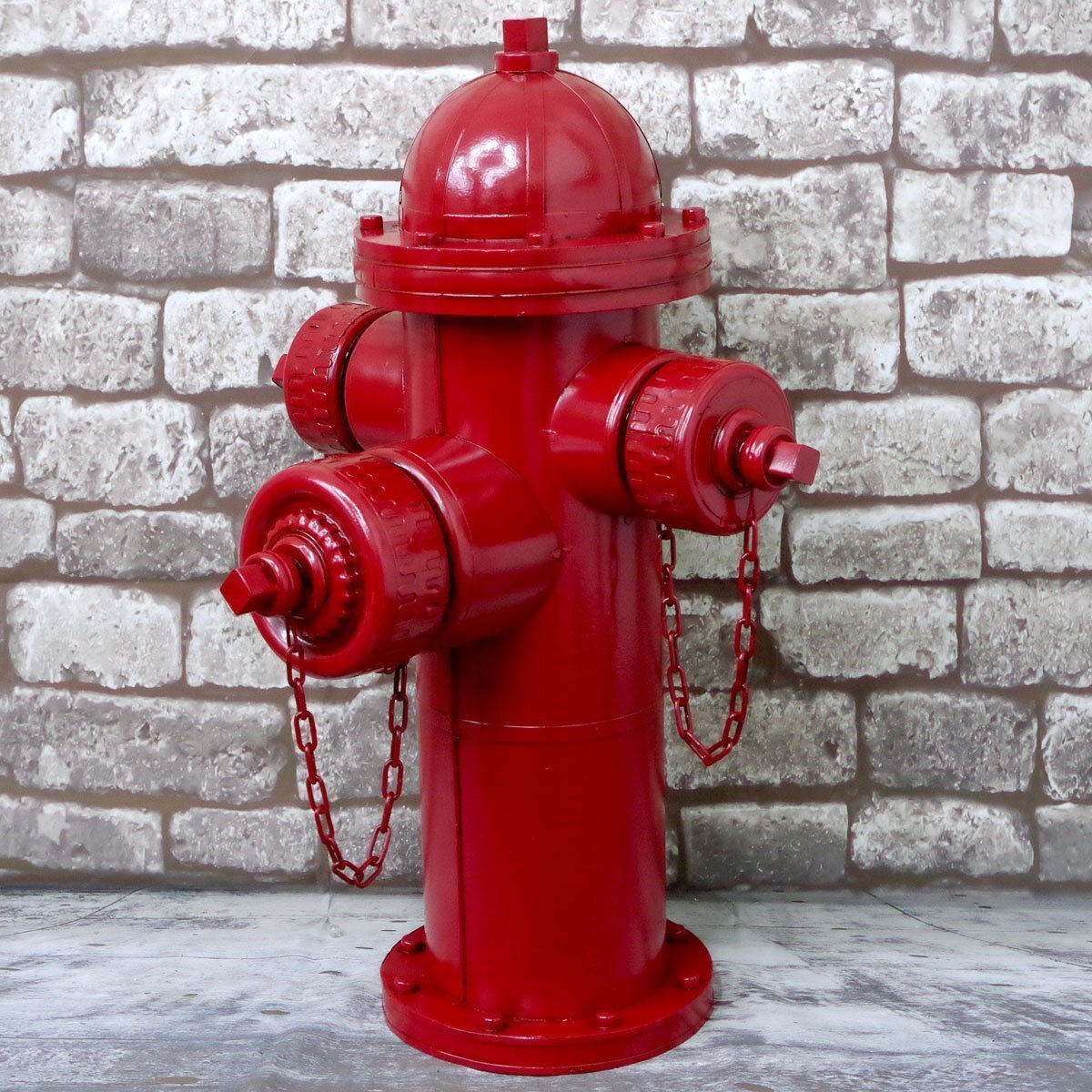 【BZ-02】アメリカンレトロ 消火栓 置物 オブジェ 雑貨 模型 アメリカン雑貨 ブリキ アイアン ヴィンテージ拍卖