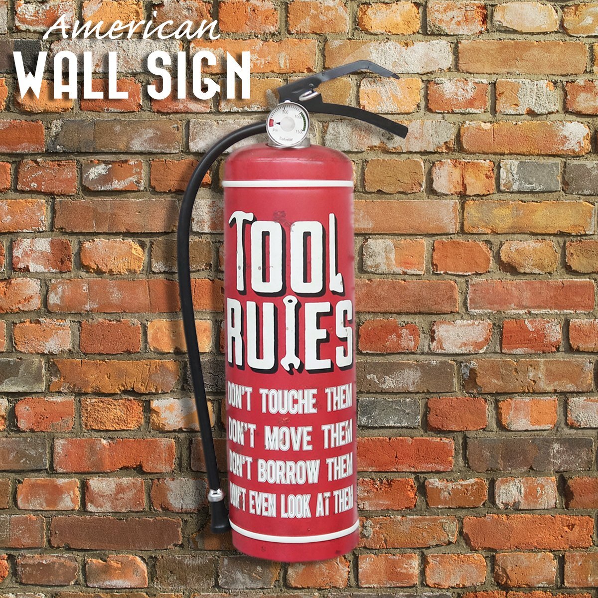 ブリキ看板 立体看板 ウォールサイン アメリカンレトロ アメリカ雑貨 消火器 BZ-161拍卖