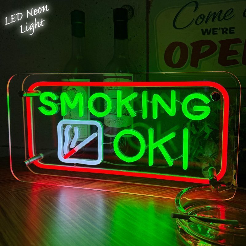 LEDネオンサイン ネオン管風 居酒屋 インテリア ライト LED ネオンサイン 看板 サインボード 光る 光る看板 ネオン 部屋 居酒屋 NK-71拍卖