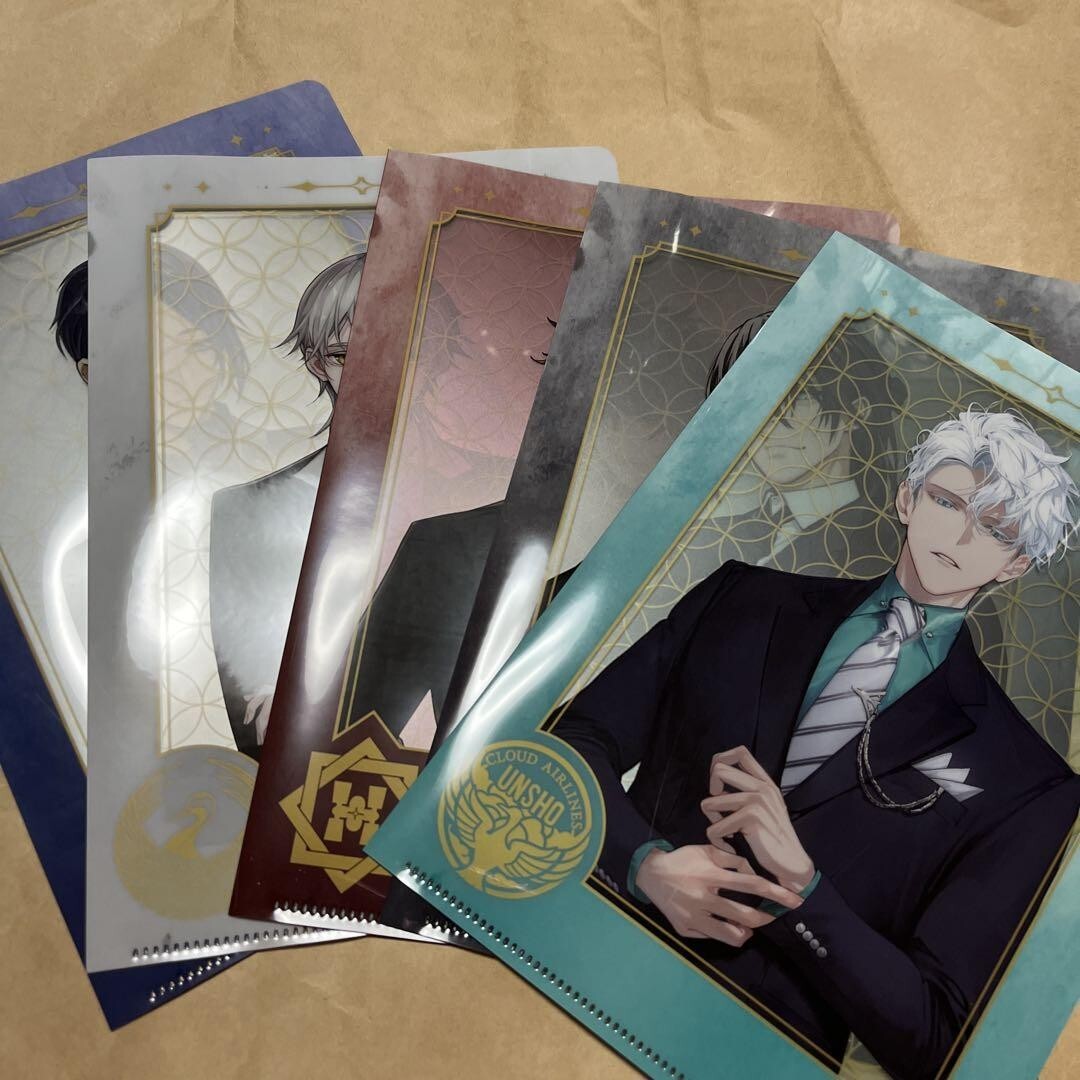 刀剣乱舞 クリアファイル セブンイレブン 全5種類拍卖